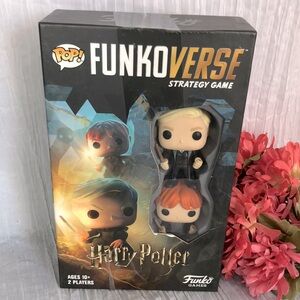 POP! FunkoVerse Strategy Game boxed game w/Ron Weasley & Draco Malfoy